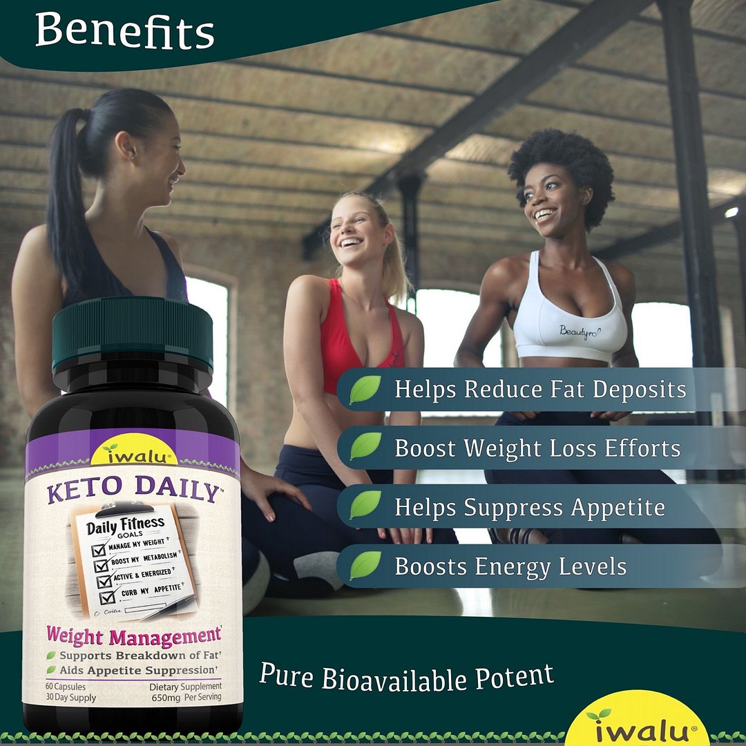Keto Daily | Advanced Weight Loss Pills - Ketogenic Metabolism Support | Premium Weight Management Supplement to Support Your Body-Composition Goals | 60 Vegan Capsules | NSF Certified - iwalu USA