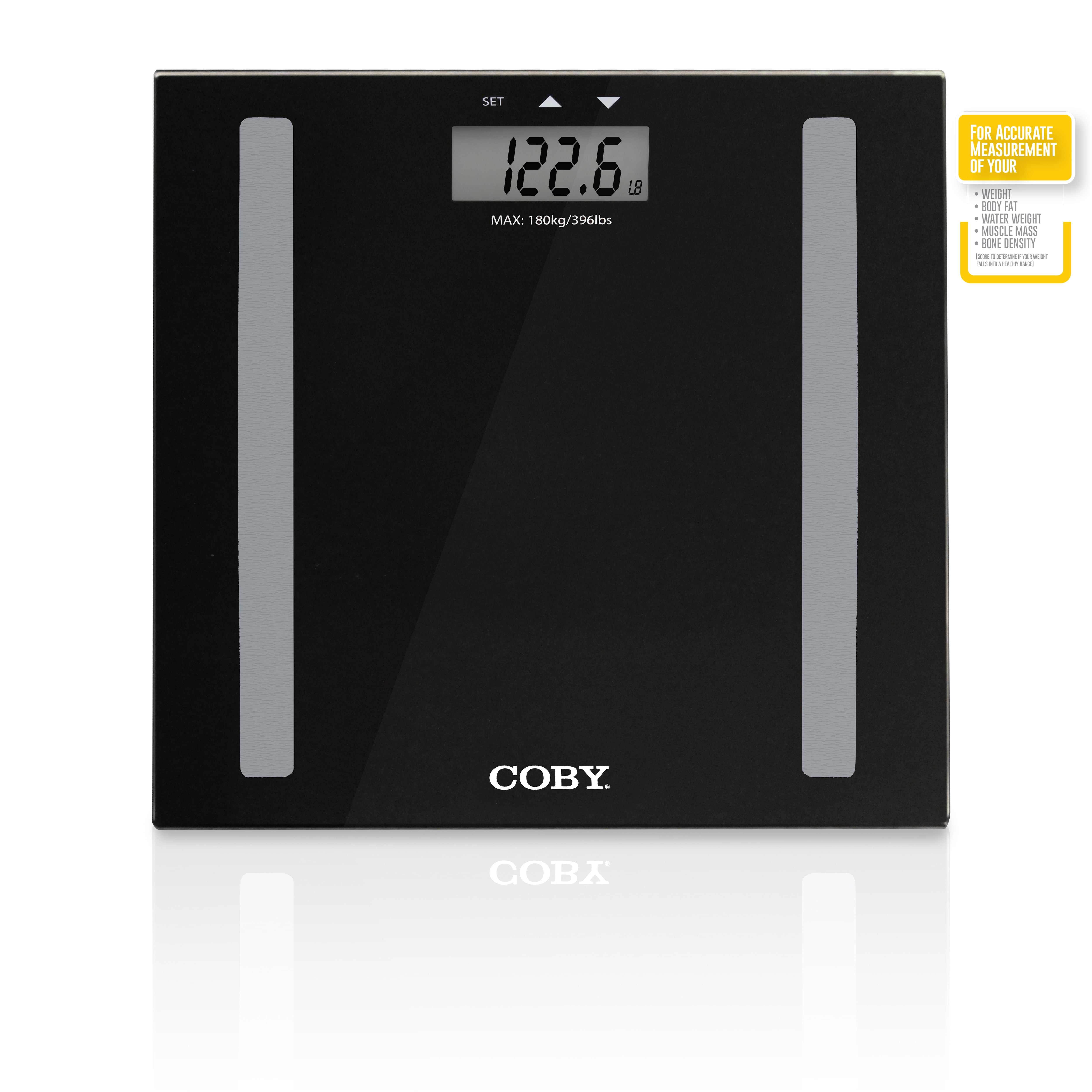 Coby Digital Body Analysis Bathroom Scale Walmart Com Walmart Com