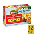 (12 Cups) Del Monte Cherry Mixed Fruit Cup Snacks in 100 Juice, 4 oz