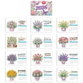 thumbnail image 2 of FLOPESN 2026 DIY Diamond Art Painting Desk Calendar,Thick Paper Monthly Flip Tabletop Calendars for Office Home Decor Planning-Bouquet, 2 of 9