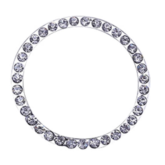 Rhinestone Push To Start Button Cover Car Decor for Women