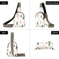 thumbnail image 7 of FORMRS Womens Crossbody Sling Bag Travel Daypack Shoulder Chest Backpack, Beige Christmas Cups, 7 of 7