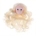 thumbnail image 1 of 1/4 BJD para esculpir la cabeza cabello dorado claro azules DIY fabricación personalizada de moda articulada partes d Macarena Cabeza de muñeca esculpir el cabello, 1 of 8