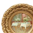 thumbnail image 3 of tamizeot Photo Frame Display Living Room Desktop Frame Decors Square Picture Gold Flower Round, 3 of 6