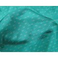 thumbnail image 4 of oneOone Silk Tabby Turquoise Blue Fabric Eyes Face Craft Projects Decor Fabric Printed By The Yard 42 Inch Wide, 4 of 4