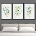 thumbnail image 2 of IDEA4WALL Framed Wall Art Print Set Green Yellow Pastel Forest Plant Variety Nature Illustrations Modern Decorative Chic for Living Room, Bedroom, Office - 16"x24"x3 Black, 2 of 5