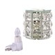 thumbnail image 5 of sweethay Lámpara aromática, quemador eléctrico de fusión de cera de cristal, calentador de luz reutilizable, decoración de fusión para el hogar, Decoración del hogar sweethay HA028024-03, 5 of 8