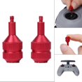 thumbnail image 6 of 2x Thumb Rocker CNC Mini Metal Extended Accessories Controller Stick for 3 for FPV Remote Controller 2 , Red, 6 of 6