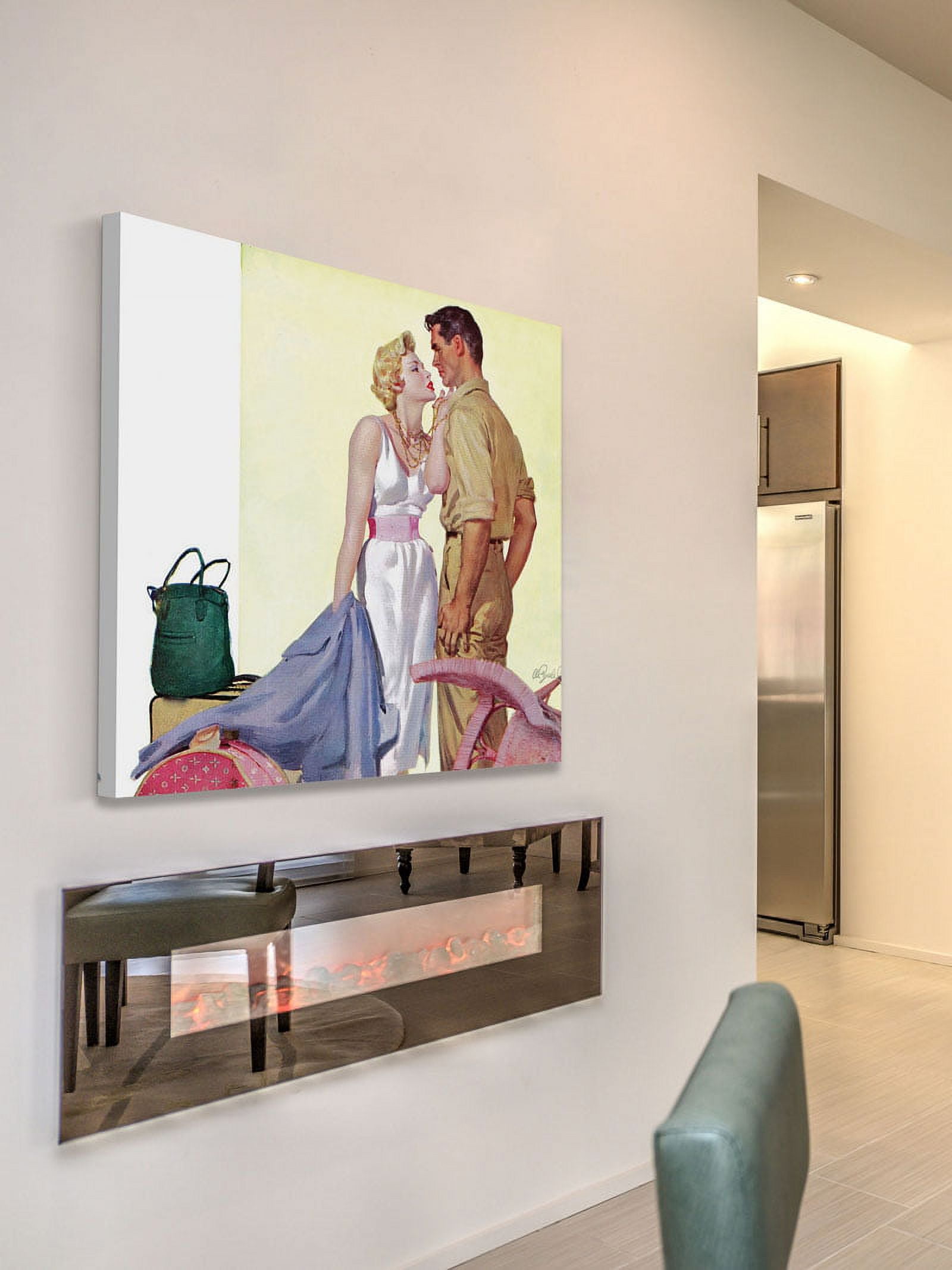 "Bad Woman" Painting Print on Wrapped Canvas