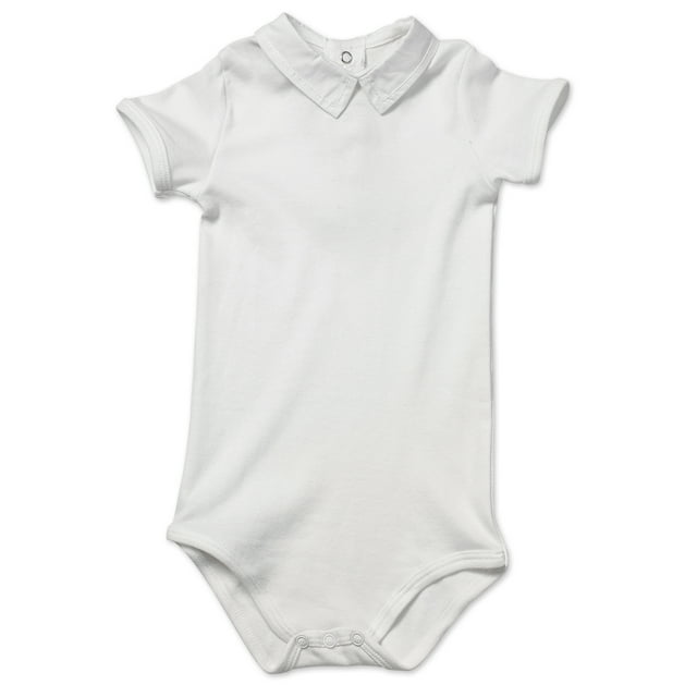 Buyless Fashion Baby Boy Bodysuit In Assorted Styles With Short Or Long Sleeves In Cotton
