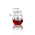 thumbnail image 2 of Smarty 4 oz. Clear Elegant Stemless Disposable Plastic Wine Glasses 64ct, 2 of 5