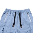 thumbnail image 6 of Big & Tall Men's Cargo Shorts 5 Pockets 7" Inseam Quick Dry Outdoor Hiking Short Pants Elastic Waist Drawstring Above Knee for Work, 6 of 8