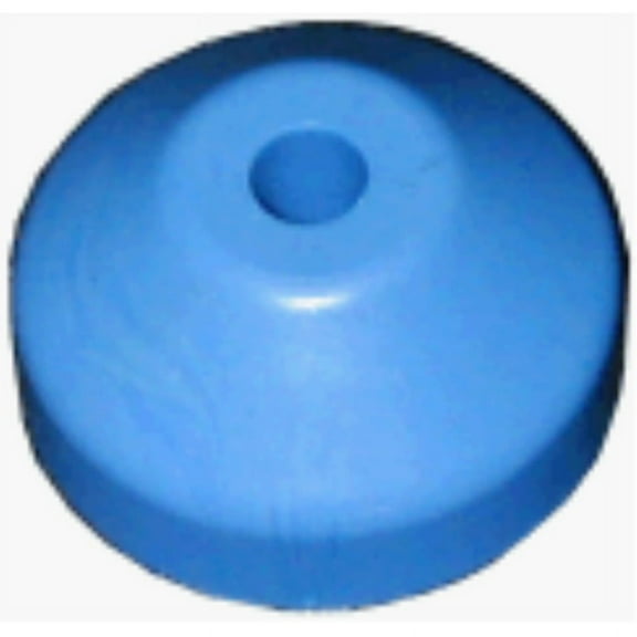 Blue Plastic 7" 45rpm Vinyl Record Dome Adapter, Quantity 3 45 rpm