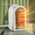 thumbnail image 3 of HIBIBUD 2026 New Pot Belly Stove Fireplace Space Heater Portable Space Heater Small Personal Ceramic Whole Room Heater for Bedroom Table Heater Fan Power Energy Efficient Ul Overheat Dump Auto Shut, 3 of 7