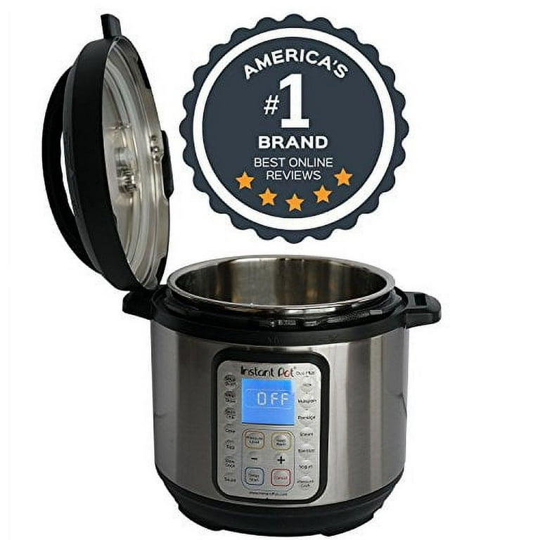 Instant Pot DUO Plus 6qt 9 in 1 Electric Pressure Cooker Fast Programmable Slow Cooker Walmart