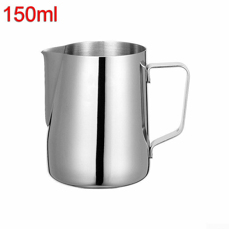 Steel Espresso Latte Foam Container Pitchers Jug Milk Frothing Mug Coffee Cup 