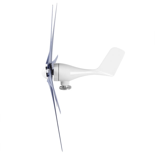800W Professional Wind Turbines with 6 Blade Generator High Wind Utilization Suitable for Boats Terraces Cabins