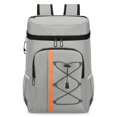 thumbnail image 1 of Bolso más fresco aislado del refrigerador de la comida campestre de la mochila termal del papel de aluminio de la mochila, 1 of 8