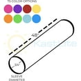 thumbnail image 2 of KastLite T5 Fluorescent 48" Safety Sleeves | Amber | Fits T5 Lamps Only | 3/4” Diameter | 6 Pack, 2 of 3