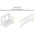 thumbnail image 5 of Heidi Klum Truly Scrumptious Full-Size Conversion Kit Bed Rails (Mist), 5 of 6