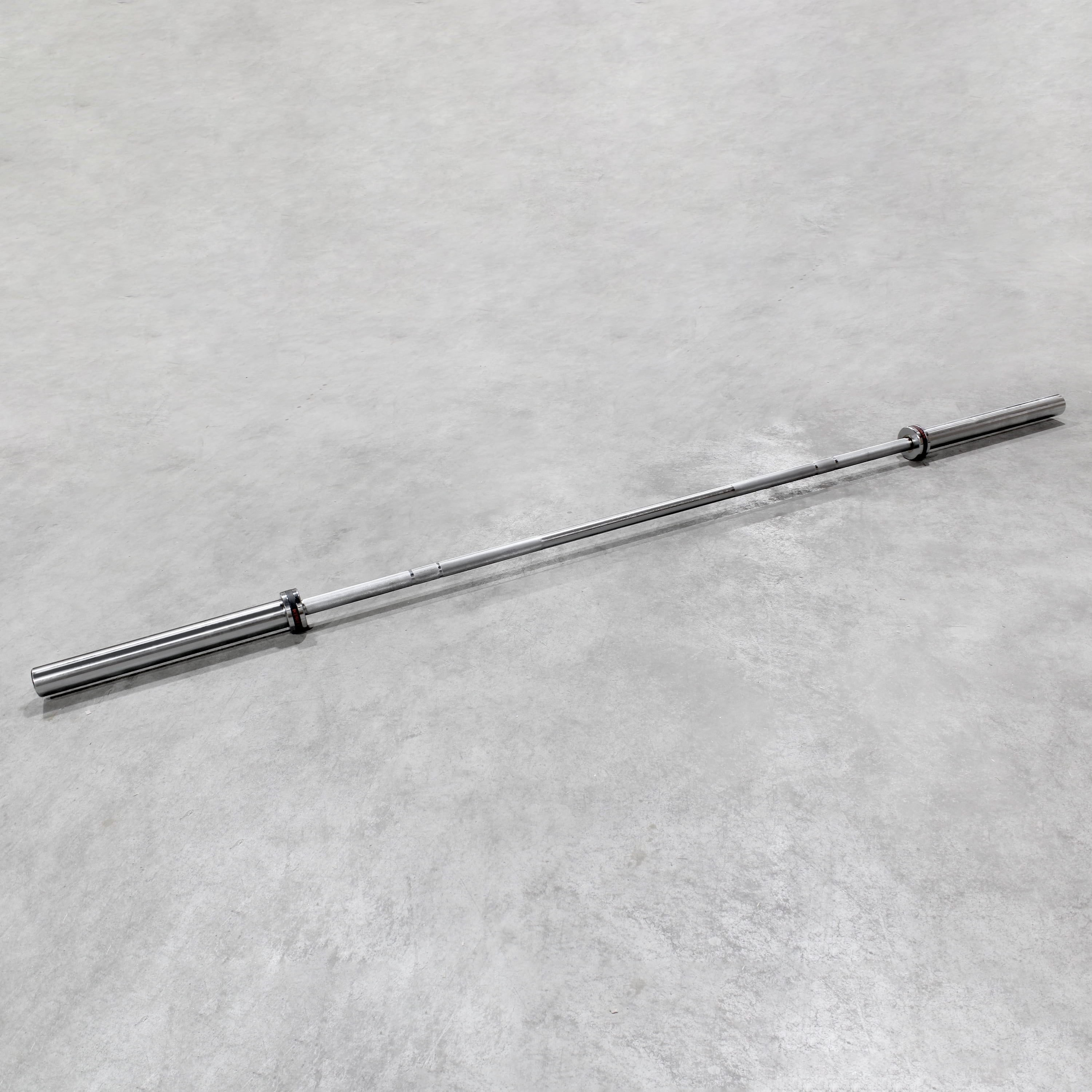 XPRT Fitness 20 KG Chrome Barbell 86 In. Bar -2 In. Olympic Plates 28 mm, 1000 lb. Capacity