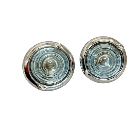 Parking Turn Signal Indicator Clear Glass Lights For Willys CJ3b CJ3 CJ5 Ford Jeeps