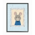 thumbnail image 2 of Stupell Mouse Portrait Blue Framed Giclee Wall Art 11 x 14, 2 of 5