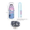 thumbnail image 3 of Bolsa Portahervidores 2000ml Keep Warm Cup Cover Anticolisión Keep Soft Bottle Bag (morado degradado) Likrtyny Para Estrenar, 3 of 7