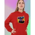 thumbnail image 2 of Live With Pride Colorful Banner Hoodie Women -Smartprints Designs, Female 4X-Large, 2 of 4