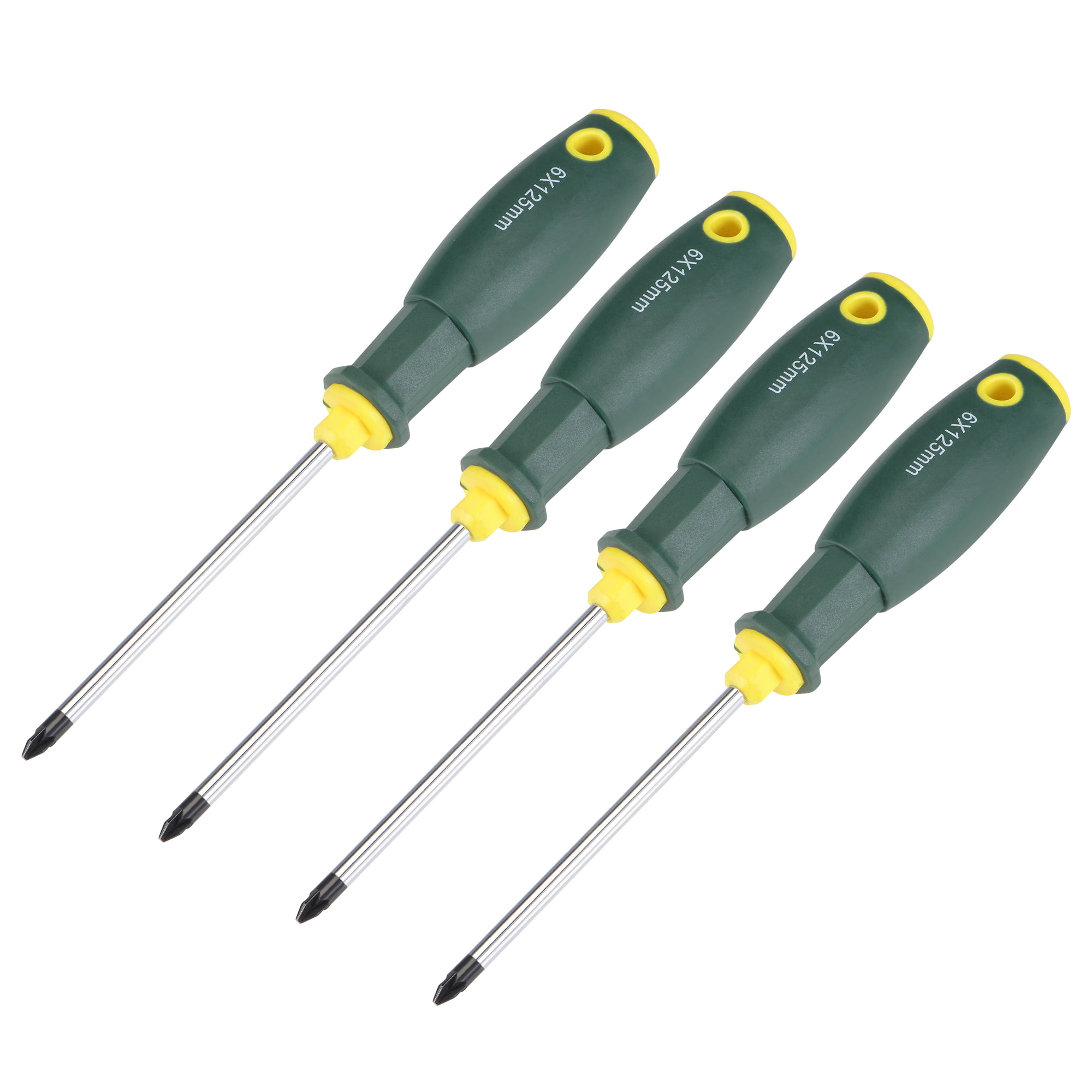 5 Screwdriver Magnetic Set Heavy Duty Grip Handle Philips Flat To Carbon Steel 