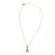 thumbnail image 2 of Collar con dije de oro laminado letra brillos A, 2 of 6