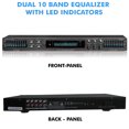 thumbnail image 2 of Professional Dual 10 Band Equalizer with Individual LED Indicators, 2 of 7