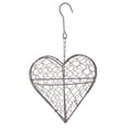 thumbnail image 1 of Flower Hanging Basket Heart Shape Ironed Wall Planter Pot Shelf Home Decoration, 1 of 5