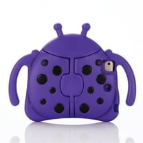 iPad mini Shockproof Handle Case, Dteck [Beetle Cartoon] EVA Foam Kids-Friendly Impact Hybrid Silicone Protective Cover For Apple iPad mini 1 2 3 4 5 7.9 inch, Purple