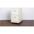 thumbnail image 3 of Kingfisher Lane 18" 2 Drawer Mobile Metal Vertical Filing Cabinet in Pearl White, 3 of 6