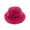 Hot Pink, variant on qolati Women's Fuzzy Wide Brims Faux Furs Bucket Hat Winter Warmer Fisherman Cap for Fashionable Ladies