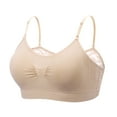 thumbnail image 6 of Coobie Seamless Lace Back Scoopneck Cami Bra 9015,Light Nude,One Size, 6 of 8