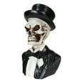 thumbnail image 4 of Day of The Dead Wedding Groom Gentleman Skeleton Skull In Tuxedo Mini Figurine, 4 of 9