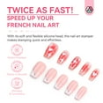 thumbnail image 4 of Saviland Nail Art Stamper Kit - 4Pcs Clear Silicone Nail Art Stamper with Scrapers for French Nails Tip,Gel Nail Polish, 4 of 8