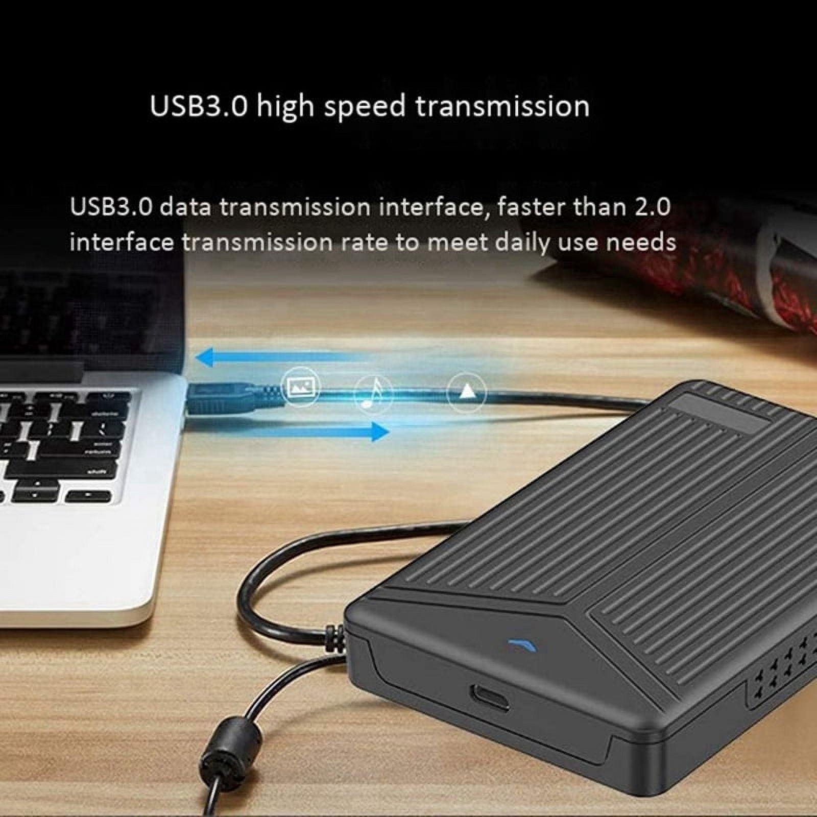 4X USB 3.1 Mobile Hard Disk Box 2.5 Inch Hard Disk Box SSD Enclosure Support 15mm Hard Drive for Computer Notebook