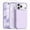 Pastel Lilac, variant on ouhos for iPhone 18 Pro Magnetic Silicone Case, Built-in Screen Protector, Full Camera Lens Protection, Shockproof Drop Resistant Slim Phone Cover, Burgundy