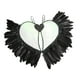 thumbnail image 5 of Alas de ángel articuladas con plumas para disfraces infantiles, accesorio para fiestas y sesiones de fotos. Negro, 5 of 9