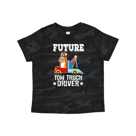Inktastic Tow Truck Driver Future Boys Toddler T-Shirt