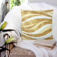 thumbnail image 3 of Pillow Covers 18x18 Set of 2, Yellow Pink Waves Throw Pillow Covers Decorative Couch Cushion Cover, Ombre Sea Ripples Shabby Beach Microfiber Soft Square Pillowcases for Bedroom Living Room Sofa, 3 of 7