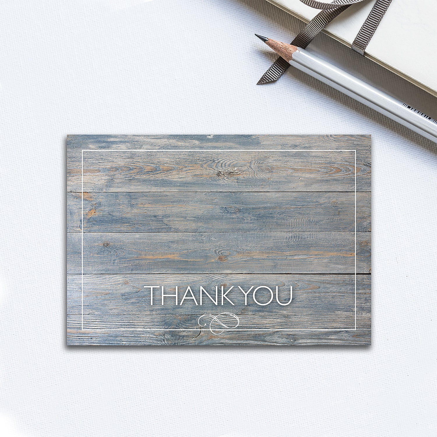 Great Papers! Driftwood Thank You Card 4.875" x 3.375" 50/Pack (2015122)