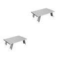 thumbnail image 2 of Youkk Outdoor Table Wide Application For Camping And Picnics Compact And Portable Folding Picnic Table silver 2Set, 2 of 6