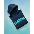thumbnail image 3 of Retro College Florida Miami Hoodie Women -Image by Shutterstock, Female 3X-Large, 3 of 4