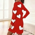 thumbnail image 3 of yillto Nightgowns for Women Long Sleeve Sleepshirt Loose Nightshirt Soft Pajamas Dress Casual Nightdress, 3 of 6