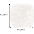 thumbnail image 2 of 9 Inch Air Fryer Paper Liners, Air Fryer Parchment Paper,120 PCS Non-Stick Air Fryer Liners/Steaming Parchment Liner/Perforated Parchment Paper for Air Fryer, Steaming Basket and more, 2 of 5