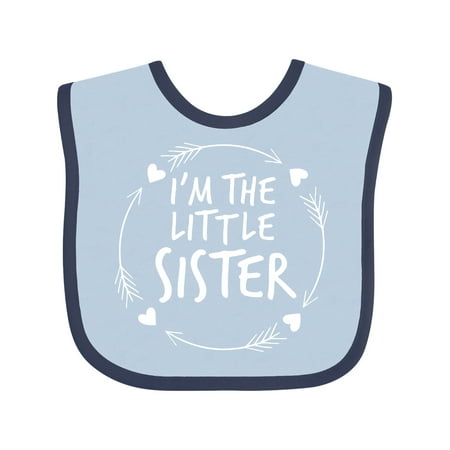 

Inktastic I m the Little Sister Gift Baby Girl Bib